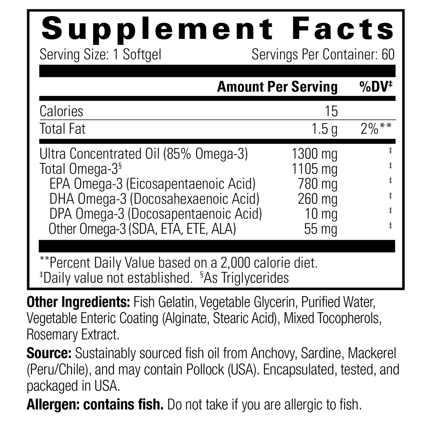 OmegaVia Ultra Concentrated Omega-3 AutoShip